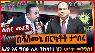 በሻሸመኔ በርካቶች ታ*ሰሩ | ኢ/ያ እና ግብፅ ሌላ ትኩሳት | ህገ ወ*ጥ መንግስት || MAR-17-23