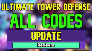 New Ultimate Tower Defense Codes | Roblox Ultimate Tower Defense Codes (November 2023)