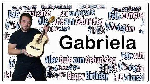 Happy Birthday Gabriela - Happy Birthday to You Gabriela #shorts