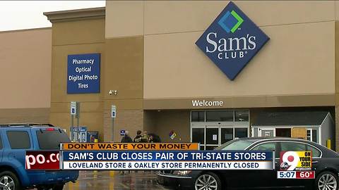 Customers react as two Sam's Club stores abruptly close