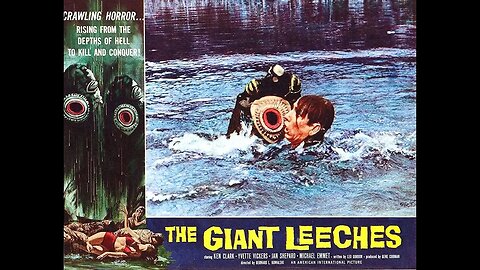 Attack of the Giant Leeches (1959) [Colorized, 4K, 60FPS] Full Movie
