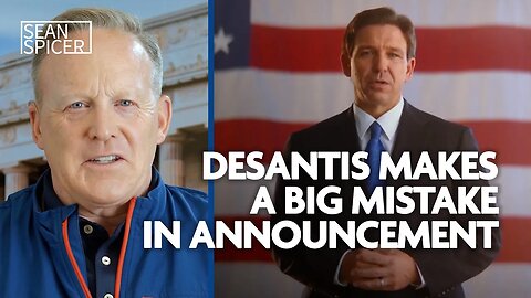 Gov. Ron DeSantis makes a BIG MISTAKE in presidential announcement