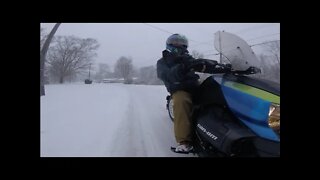 Can the Ryker Rally be driven in the snow on Road?