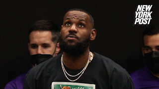 LeBron James fake cries for Wizards fans after heckler calls him 'a big baby'