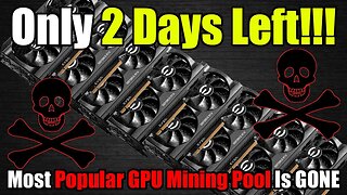 Major GPU Mining Pool Is Gone In 2 Days!! | Kryptex Is Here