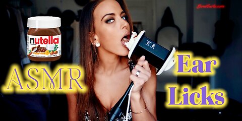 ASMR Gina Carla 🫦 Nutella Ear Licks Extreme!