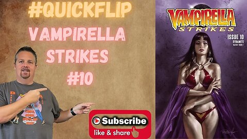 Vampirella Strikes #10 Dynamite #QuickFlip Comic Book Review Tom Sniegoski,Jonathan Lau #shorts