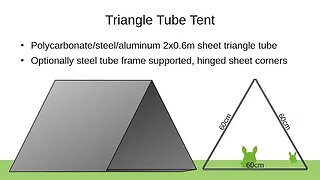 Triangle Tube Tent