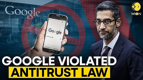 Google illegally maintains monopoly over internet search, judge rules | WION Originals | NE
