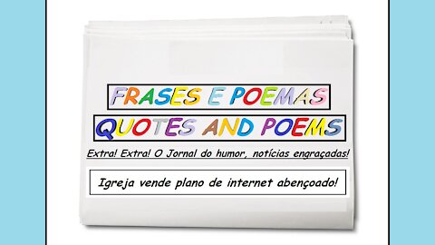 Notícias engraçadas: Igreja vende plano de internet abençoado! [Frases e Poemas]