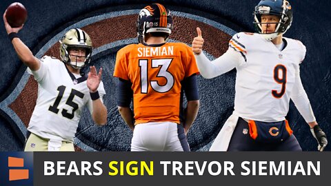 Chicago Bears Signing QB Trevor Siemian To 2-Year Contract