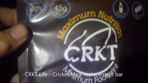 CRKT Life Cricket Peanut Butter Meal Replacement Bar