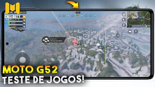 Moto G52 - Teste de JOGOS! COD Mobile será que roda liso?