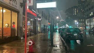 Montreal Freezy Rainy Night Dec 6, 2022