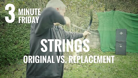 3 Minute Friday: Original vs. Replacement String