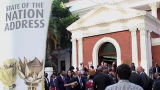 SOUTH AFRICA - Cape Town - Glitz and glamour at 2019 State of the Nation address (Video) (XJu)