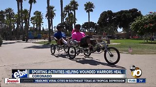 Wounded Warriors turn to new sports to help them heal