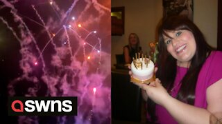 Woman who died from Covid-19 fulfilled her wish launching her ashes on a firework