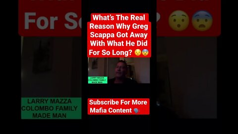 What’s The Real Reason Why Greg Scappa Got Away With What He Did For So Long? 😯😨 #mafia #truecrime
