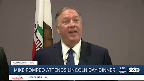 Former Secretary of State Mike Pompeo attends Lincoln Day Dinner in Bakersfield