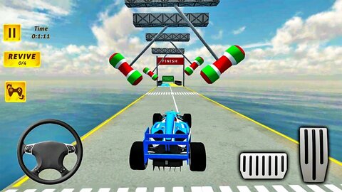 Formula ramp car stunt game ✅ Impossible Car Driving Simulator ☑️ Android gameplay