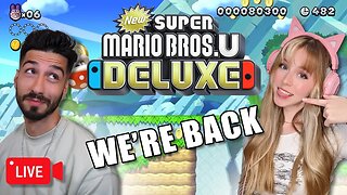 🔴LIVE KnZ return to Super MArios Bros U DELUXE