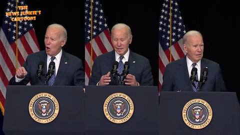 Biden Clown Show: "I'm not joking.. Roe v. Word, Ward!.. whether you live in a red state or a green state.. every new high speed relendet!"