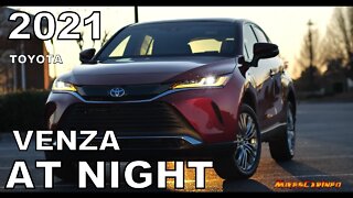 AT NIGHT: 2021 Toyota Venza - Interior & Exterior Lighting Overview