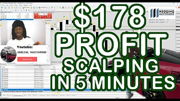 $178 Profit Scalping USDJPY in 5 Minutes #FOREXLIVE #XAUUSD