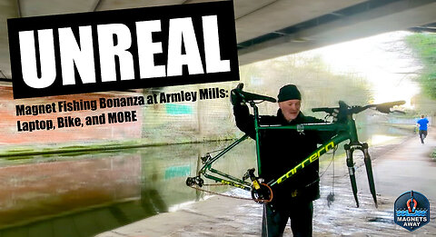 UNREAL! Magnet Fishing Bonanza at Armley Mills: Laptop, Bike, and MORE!