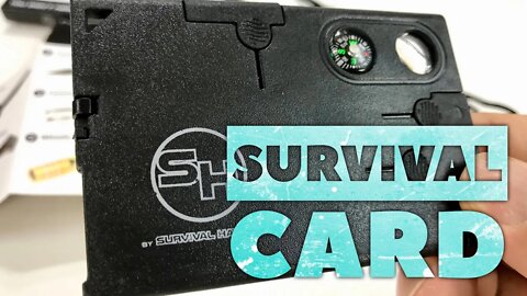 Tactical Credit Card Survival Tool by Survival Hax Review