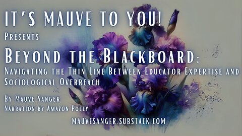 Beyond the Blackboard: Navigating the Thin Line Between Educator Expertise & Sociological Overreach