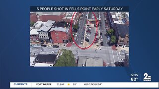 5 people shot in Fells Point