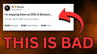 BINANCE IN TROUBLE…