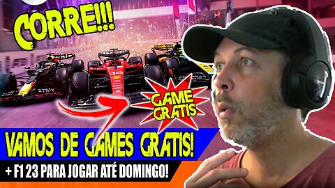 SEXTOU!!! F1 23 em FreeWeekend GRÁTIS e GAMES MUITO BARATOS!!! #gamesgratis #f123