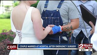 Couple marries at hospital after emergency surgery