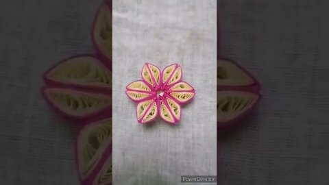 🌼 Beautiful 3D Paper Quilling Flower | ලස්සන ත්‍රිමාණ පේපර් කුවිලින් මලක් 🌼@chcreation moratuwa