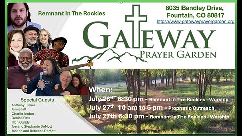 Gateway Prayer Garden - Saturday After Noon Day Service