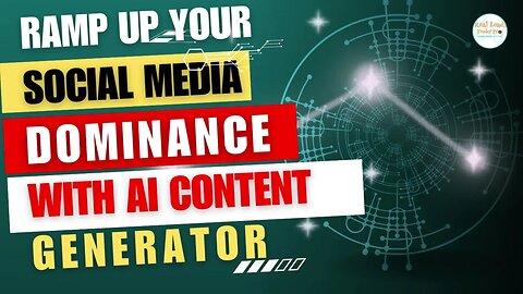 Ramp Up Your Social Media Dominance With AI Content Generator