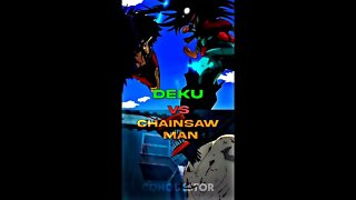 Deku vs Chainsaw Man #anime #shorts #deku #denji #chainsawman #myheroacademia