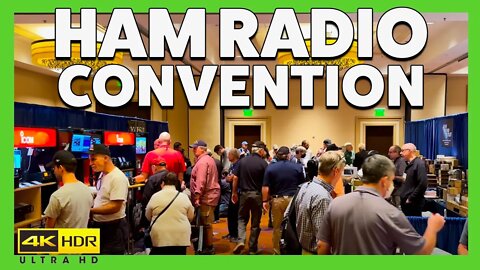 Emergency Communications Vehicles at 2022 Pacificon Ham Radio Convention and Vendor Hall 4K60 FPS