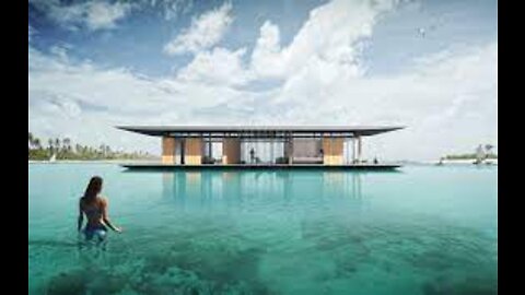 $4,700,000 Floating House with an UNDERWATER BEDROOM!