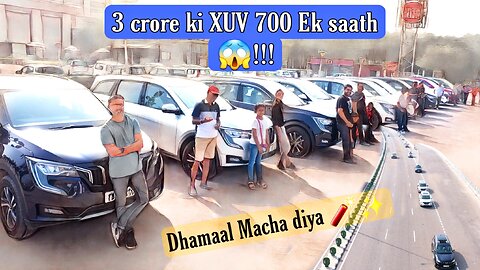 3 Crore Ki XUVs ne Road pe Dhamaal Macha diya 💣 l XUV700 Ride Chandigarh I Ansh on the rocks !!