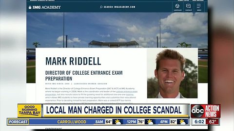 Tampa Bay area man charged in college application scandal