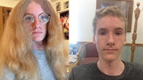 Hippie Donates Hair to Locks Of Love