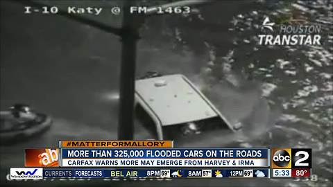 Previously flooded vehicles considered "ticking time bombs"