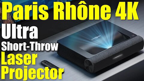 Paris Rhône 4K Ultra Short Throw Laser Projector! Best Laser Projector for 2022? FREE GIVEAWAY!