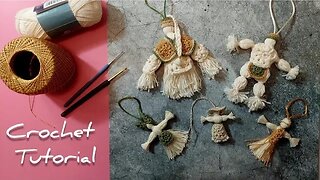 DIY Tassel Crochet Ornament Doll Amigurumi