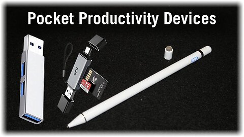 Three Pocket Devices for increased productivity
