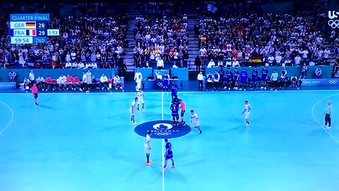 Handball Celebrating Too Soon - Sportscasters Call For France but with 1-second to go Germany Wins